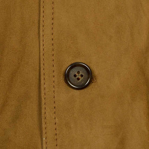 Valstarino bomber jacket in Sandal butterscotch suede, unlined (restock)
