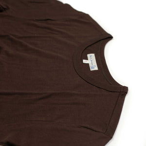 Special box set of 3 1950s crew neck t-shirts in natural, chocolate brown and military green