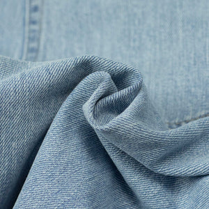 Straight leg jeans in washed selvedge denim (restock)