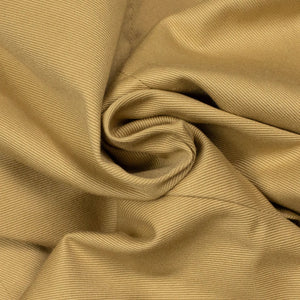Aadolfo double-breasted suit in beige cotton twill