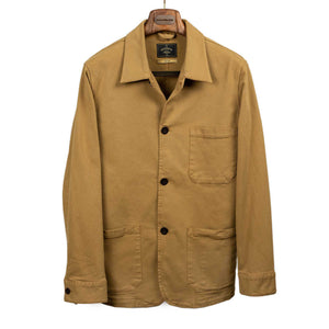 Labura shirt jacket in "Autumn Shades" stretch cotton twill