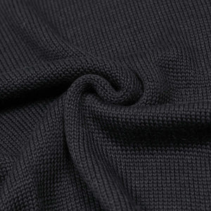 Exclusive Black alpaca & silk rollneck sweater