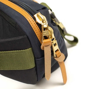 Link carry bag in navy shrunken nylon (restock)