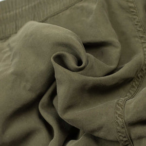 Dogtown easy shorts in washed olive tencel(restock)