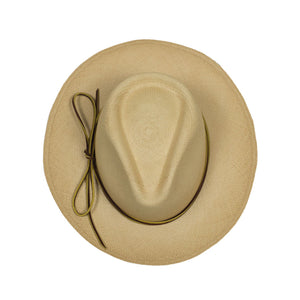 Chamula "Aguacate Flat" Panama hat in Havano tan