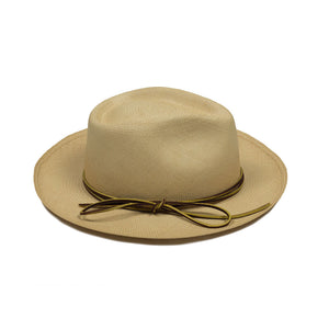 Chamula "Aguacate Flat" Panama hat in Havano tan