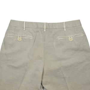 Cement grey medium-weight cotton/linen trousers (restock)