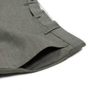 Lightweight "fresco" wool trousers, Taupe grey (restock)