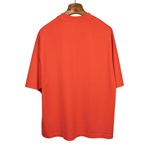 Kaptain Sunshine Short sleeve tee in vermillion suvin supima