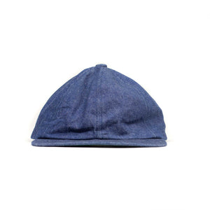 Baseball cap in indigo denim