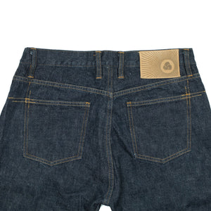 CT-100xk Classic tapered jeans in rinsed indigo Kibata denim (restock)