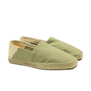 Pablo espadrilles in olive green canvas