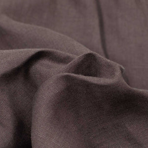 Drawstring easy shorts in Plum Belgian linen