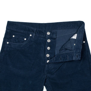 AAcero 5-pocket trousers in midnight navy fine wale cotton corduroy (restock)