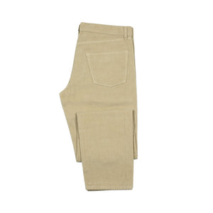 AAcero 5-pocket trousers in beige fine wale cotton corduroy (restock)