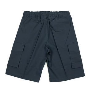 AAtrio drawstring easy shorts in navy cotton ripstop
