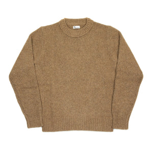 Aappio crewneck sweater in cassonade alpaca wool mix (restock)