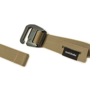 Webbing belt in tan nylon (restock)