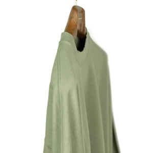 Kimono long sleeve t-shirt in sage cotton