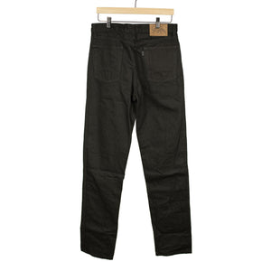Slouchy Tapered Jean GD112 in one-wash "total black" denim