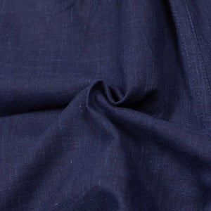 Olbia drawstring shorts in indigo handloomed khadi cotton