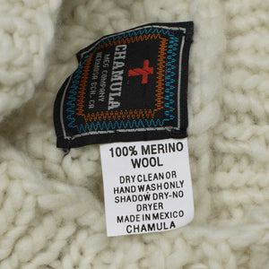 Chamula handknit "double rice grain"pullover in ivory merino wool (restock)
