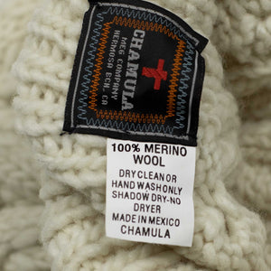 Chamula handknit fisherman hat in ivory merino wool (restock)