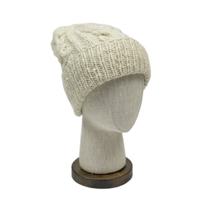 Chamula handknit fisherman hat in ivory merino wool (restock)