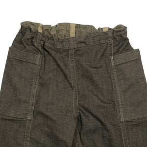 ts(s) Reversible easy pants in khaki garment-dyed heavy cotton