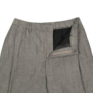 Knaus relaxed easy pants in Canvas black and taupe cotton linen