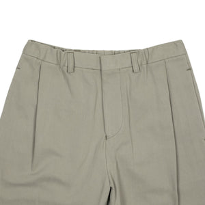 Knaus relaxed easy pants in Granite grey brushed cotton twill