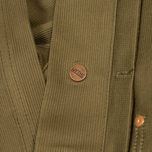 Ranch jacket in faded olive Japanese bedford cord