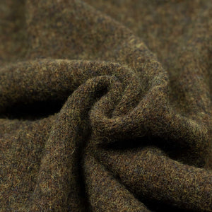 Saddle shoulder sweater in "Cocoa Brown" washed shetland wool