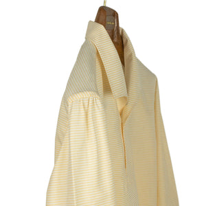 G. Inglese Yellow horizontal stripe long-sleeve popover
