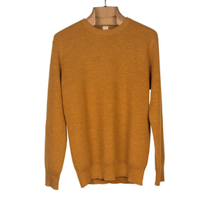GRP Dry-hand merino wool crewneck sweater in ochre (restock)